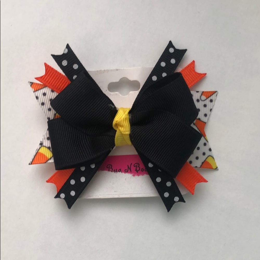 Boutique halloween hair bow